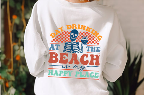 Day Drinking at the beach is my happy place SVG Design SVG Regulrcrative 