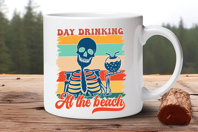 Day Drinking at the beach svg Design SVG Regulrcrative 