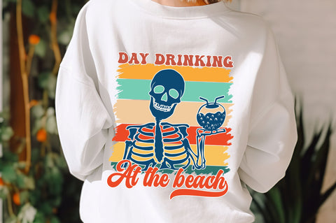 Day Drinking at the beach svg Design SVG Regulrcrative 