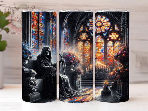 Day of the Dead Tumbler Wrap, Santa Muerte, Chicano Art, Tumbler Wrap, Sublimation Design, Mexican Culture, Day of the Dead, Altars Decor Sublimation Lara' s Designs 