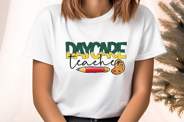 Daycare teacher PNG Design Sublimation Designangry 