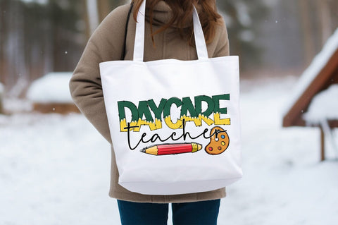 Daycare teacher PNG Design Sublimation Designangry 