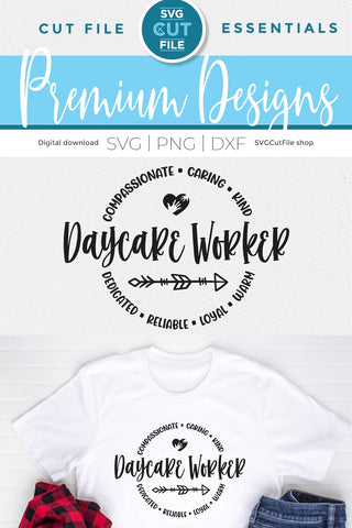 Daycare worker svg, daycare provider svg, early childhood svg unisex SVG SVG Cut File 
