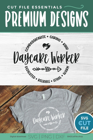 Daycare worker svg, daycare provider svg, early childhood svg unisex SVG SVG Cut File 