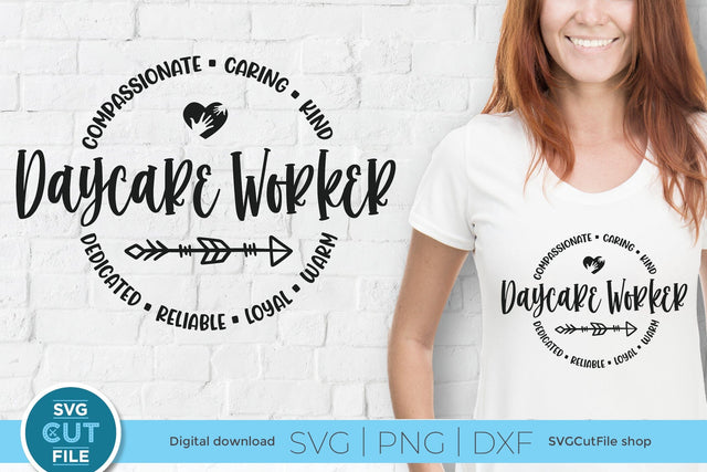 Daycare worker svg, daycare provider svg, early childhood svg unisex SVG SVG Cut File 