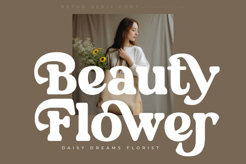 Daylist Beach - Retro Serif Font Font Letterena Studios 