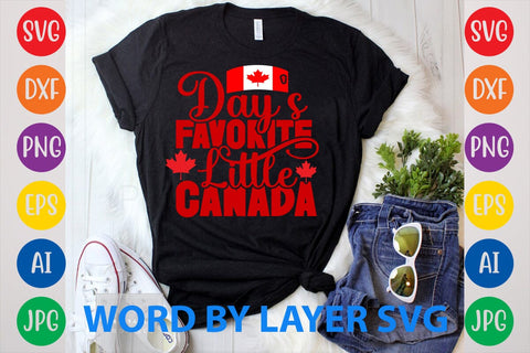 Day’s Favorite Little Canada svg design SVG Rafiqul20606 