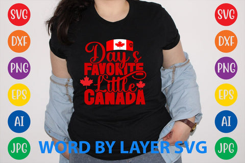 Day’s Favorite Little Canada svg design SVG Rafiqul20606 