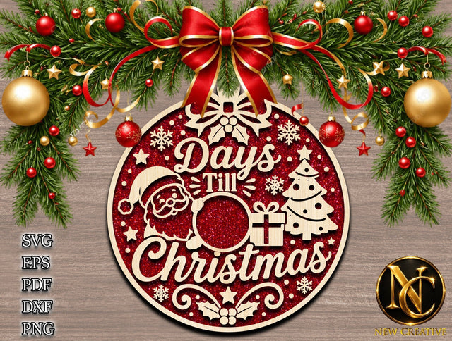 Days Till Christmas SVG Ornament SVG designartist 