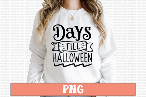 Days Till Halloween PNG Sublimation Craftlabsvg24 