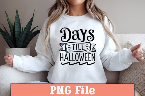 Days Till Halloween PNG Sublimation Craftlabsvg24 