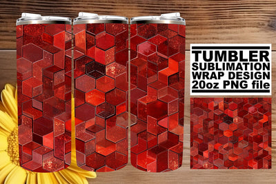 Dazzling Sparkly Red Glitter Sublimation for 20oz Tumblers Sublimation afrosvg 