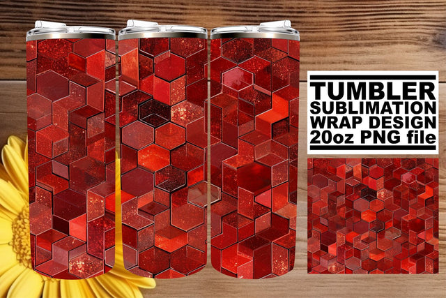 Dazzling Sparkly Red Glitter Sublimation for 20oz Tumblers Sublimation afrosvg 
