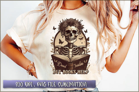 Dead inside but books help Sublimation Sublimation Shetara Begum 