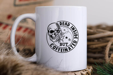 dead inside but coffeinated SVG Angelina750 