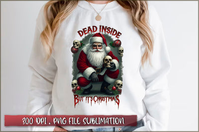 Dead inside but it's christmas Sublimation Sublimation Shetara Begum 