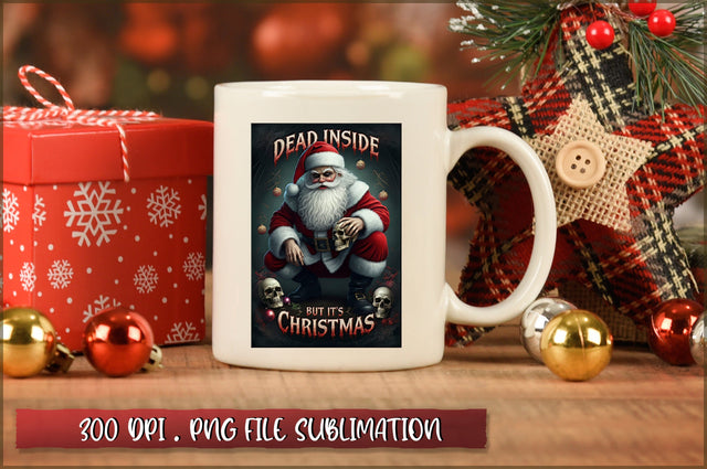 Dead inside but it's christmas Sublimation Sublimation Shetara Begum 