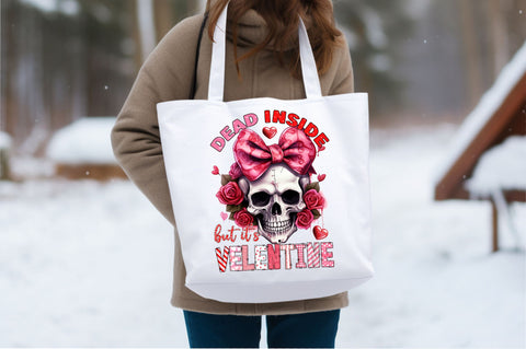 Dead inside but its valentine PNG Design Sublimation Designangry 