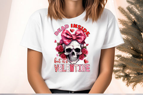 Dead inside but its valentine PNG Design Sublimation Designangry 