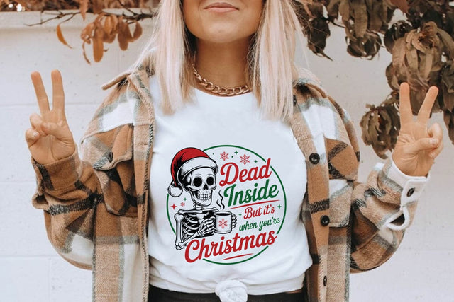 Dead Inside But It's When You're Christmas SVG Angelina750 