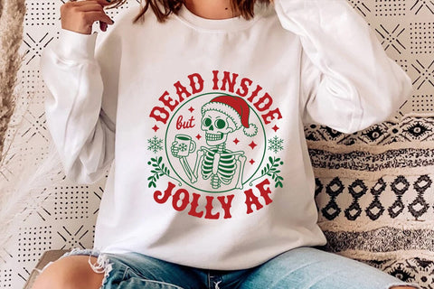 Dead Inside But Jolly Af SVG Angelina750 