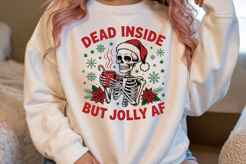 Dead Inside But Jolly Af SVG Angelina750 