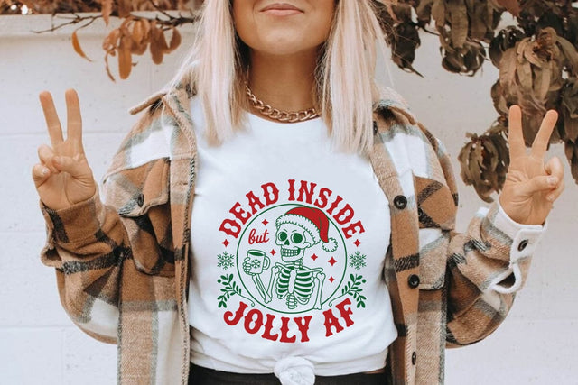 Dead Inside But Jolly Af SVG Angelina750 