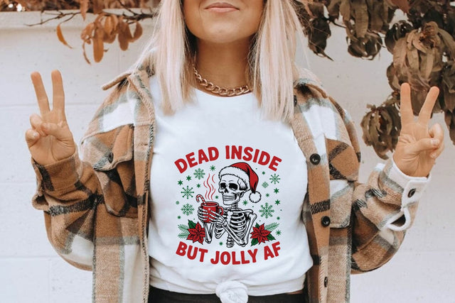 Dead Inside But Jolly Af SVG Angelina750 
