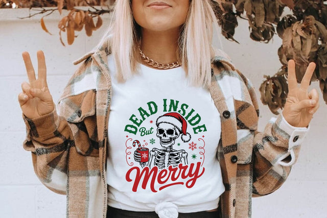 Dead Inside But Merry SVG Angelina750 
