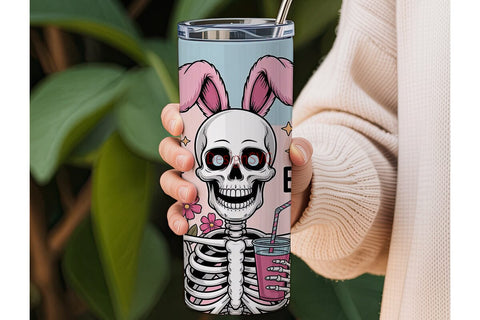 Dead Inside Easter Tumbler Wrap Sublimation DesignSVG 