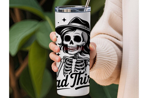 Dead Thirsty Halloween 20oz Tumbler Sublimation DesignSVG 