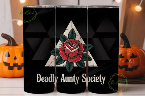 Deadly Aunty Society 20oz Tumbler Wrap Sublimation PixelChick 
