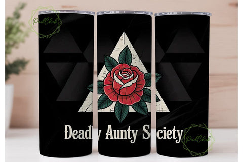 Deadly Aunty Society 20oz Tumbler Wrap Sublimation PixelChick 