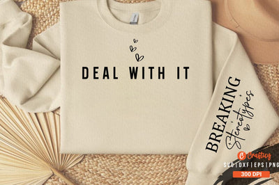 Deal With it Sleeve SVG Design SVG Designangry 