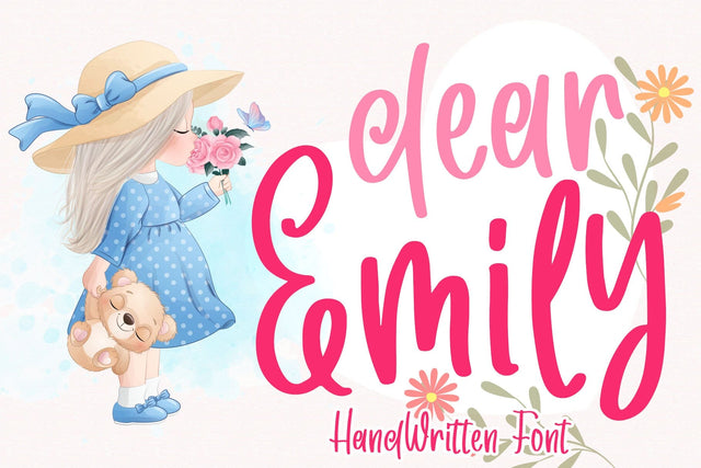Dear Emily Font Dm Letter Studio 