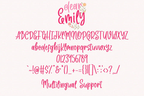 Dear Emily Font Dm Letter Studio 