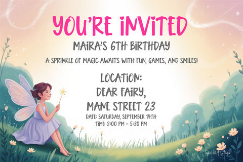 Dear Fairy Font – Cute Kids Font, Cricut Font, Girly Font Font TonisArtStudio 