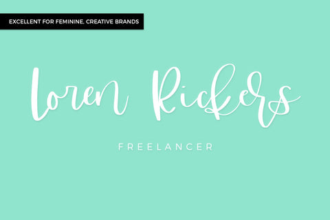 Dear Journal Calligraphy Font Font Beck McCormick 
