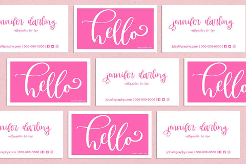 Dear Journal Calligraphy Font Font Beck McCormick 