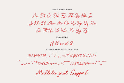 Dear Love - Chic Wedding Heart Font Font Typebae 