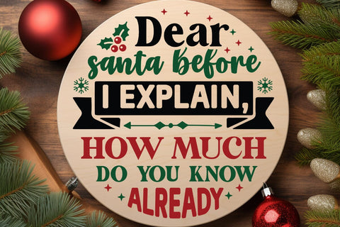 Dear santa before i explain how much do you know already SVG Angelina750 