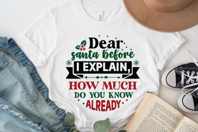Dear santa before i explain how much do you know already SVG Angelina750 
