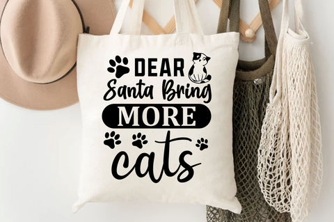 dear santa bring more cats SVG Design SVG Regulrcrative 