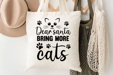 Dear Santa bring more cats SVG DESIGN SVG Regulrcrative 