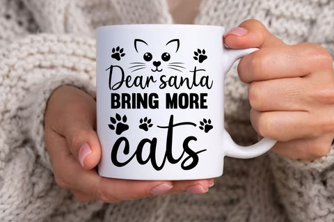 Dear Santa bring more cats SVG DESIGN SVG Regulrcrative 