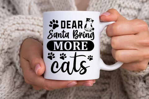 dear santa bring more cats SVG Design SVG Regulrcrative 