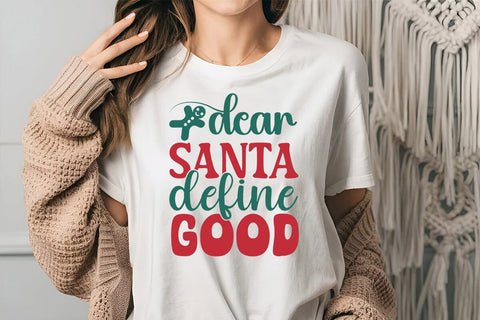 dear santa define good SVG Angelina750 