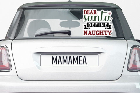 Dear santa define naughty SVG Angelina750 
