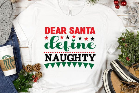 dear santa define naughty SVG Angelina750 