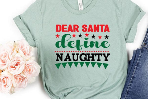 dear santa define naughty SVG Angelina750 